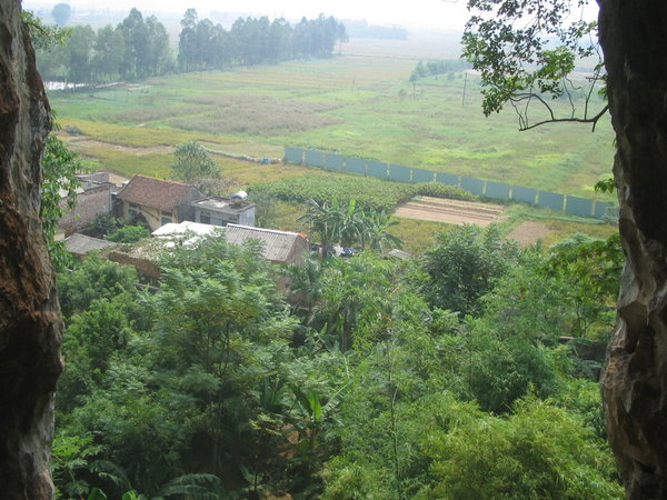 View of countryside in Chùa Thầy