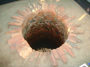 A well at the excavated area of Hanoi citadel