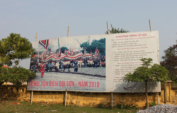 Poster of festival in the village