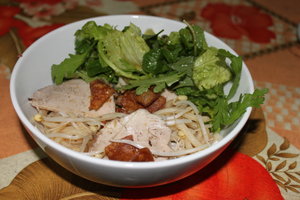 Cao Lầu (noodles, pork, vegetables) - famous food of Hội An