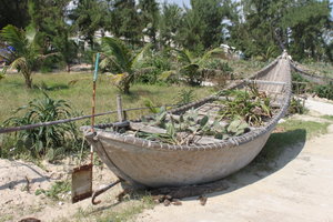 A boat at Tam Thanh beach