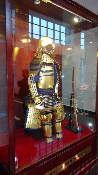 Armor of Japanese samurai