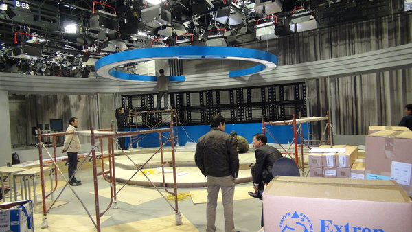 Preparation for the first on air (Jan 2012)