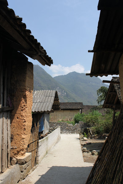 H'mong village in Phố Cáo