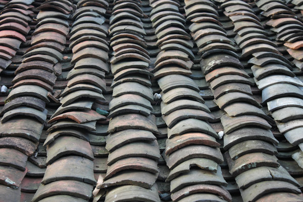 Roof of Đồng Văn old market