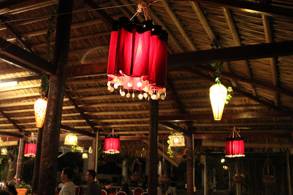 Restaurant at Minh Châu beach resort