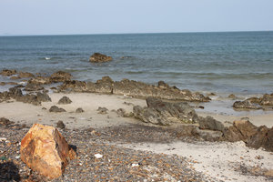 The rocks at Minh Châu beach