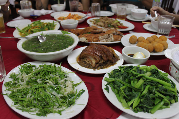 Our dinner in Lạng Sơn city