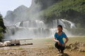 Bản Giốc waterfall on Vietnam - China border 