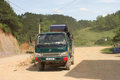 Road toward Vietnam - China border gate