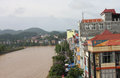 Bằng Giang river in Cao Bằng town