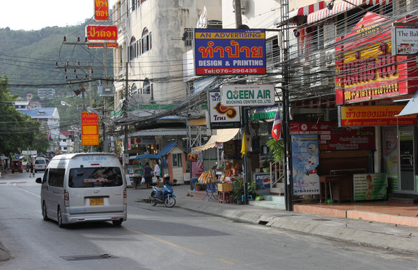 A street in Patong town