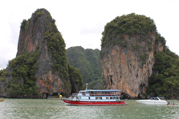 View of James Bond island from our boat