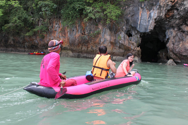 Canoeing at Panak island area