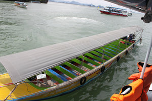 Our boat to James Bond island