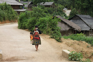 Pang Cáng village of Red H'mong people