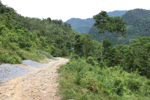 Road to Tập Lăng village
