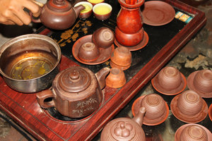 Let's drink a cup of the famous tea in Suối Giàng