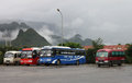 Bus station in Lai Châu town
