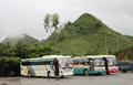 Bus station in Lai Châu town