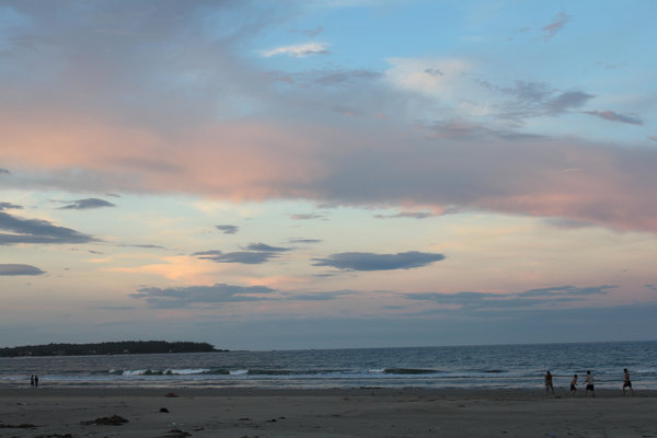 Sunset over Mỹ Khê beach 