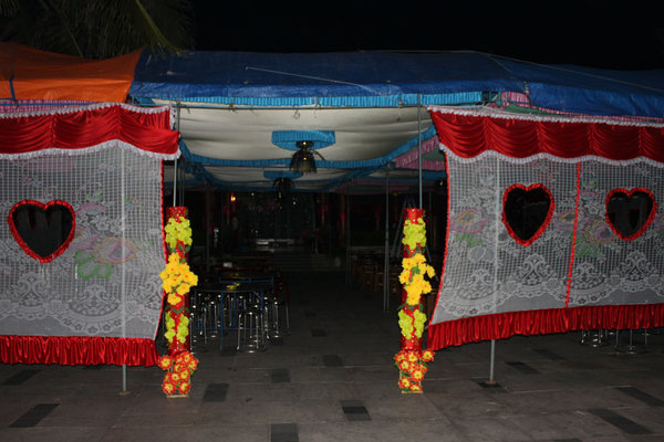 Decorations for a wedding in Sa Huỳnh