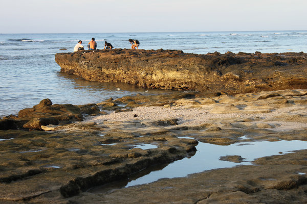 The rocks in Câu cave area, Lý Sơn island