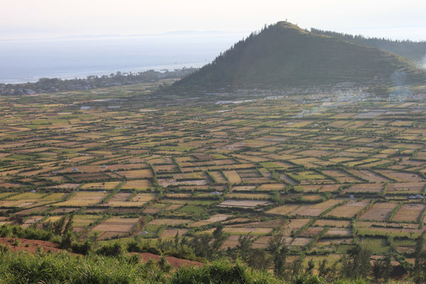 View from the top of Thới Lới mountain