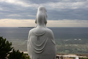 Buddha statue at Đục pagoda - Lý Sơn island