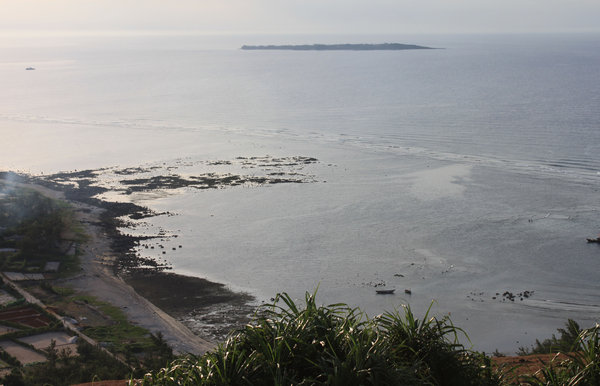View of An Bình island from Lý Sơn island