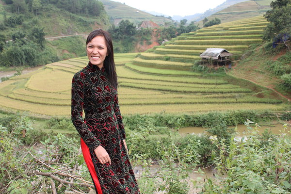 Terraced rice fields in Chế Cu Nha commune
