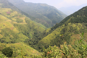 Mountain scenery in Trạm Tấu district
