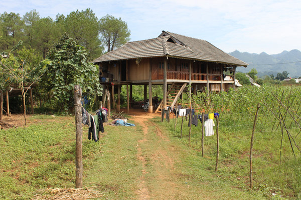 A house of the Thai ethnic people