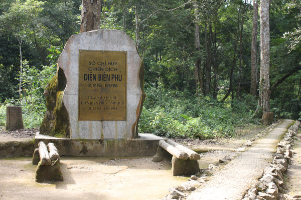 Road to Vietnamese headquarters in Mường Phăng jungle