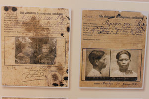 Prisoner card at Sơn La prison (Old French prison)