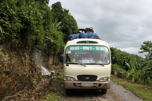 Our bus from Điện Biên to Mường Tè