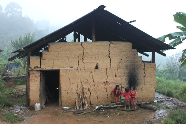 A house of the H'mong ethnic people