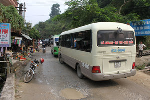 Our bus from Hà Giang to Xín Mần