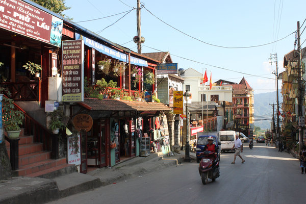 A street in Sapa town