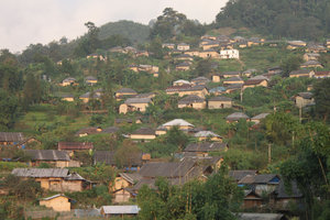 Villages of H'mong & Hà Nhì people in Dào San
