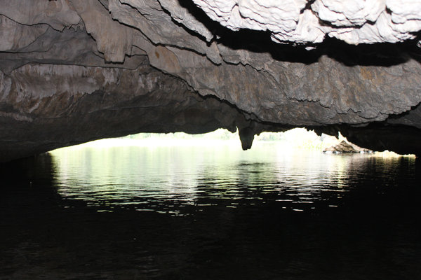 One of three caves in Tam Cốc