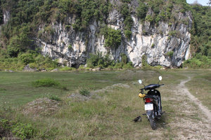 Our motorbike on Cát Bà island