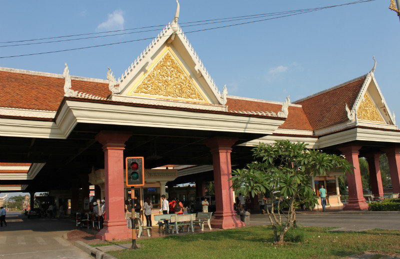 Cambodia immigration building (Bavet)