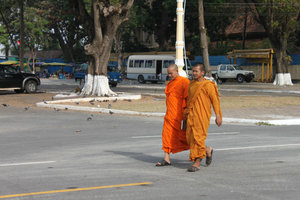 Monks near the Royal Palace