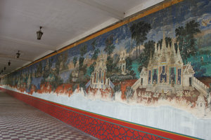 Paintings at the Silver Pagoda