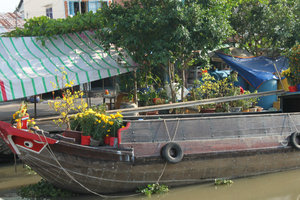 A boat in Rạch Giá city