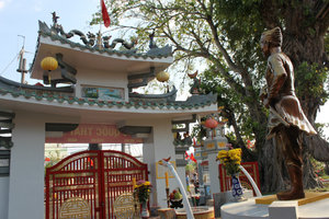 Temple of Nguyễn Trung Trực hero (against French)