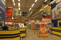 Inside Metro supermarket