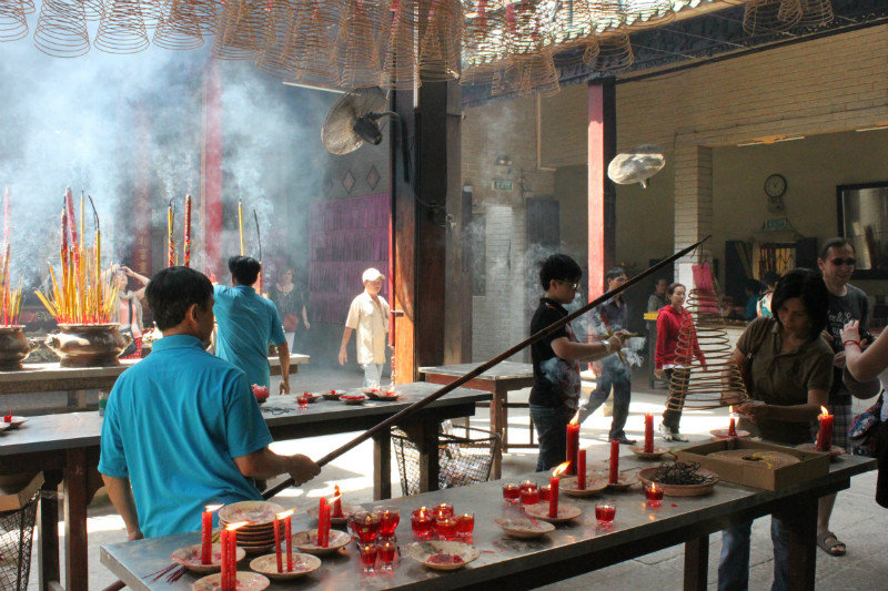 Thiên Hậu temple in China town