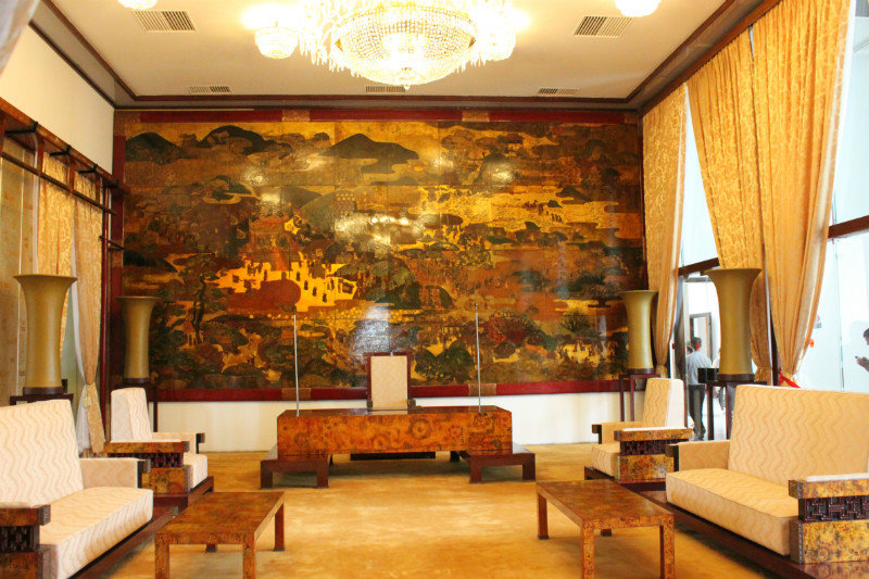 A room at the former Presidential Palace